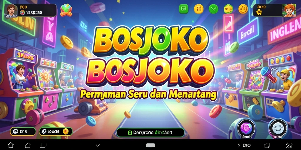 Screenshot gameplay BOSJOKO menampilkan aksi seru dan penuh tantangan.