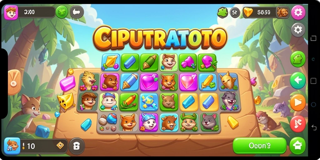 Gameplay menantang dan warna-warni dari CIPUTRATOTO.