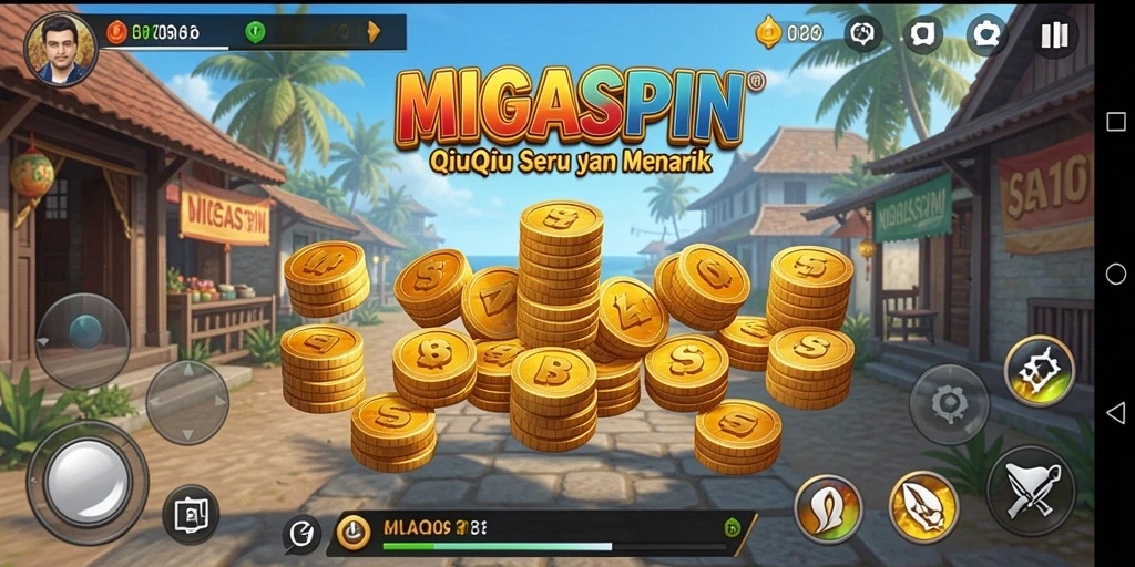 Gameplay menarik dari <strong>MIGASPIN</strong> menunjukkan keseruan bermain QiuQiu.