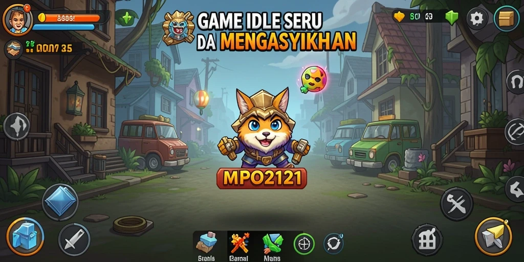 Tangkapan layar gameplay MPO2121 yang menunjukkan keseruan fitur Idle.