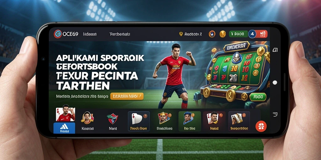 Screenshot OCE69 menampilkan antarmuka taruhan olahraga yang menarik.