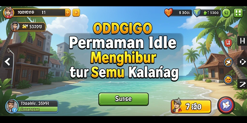 Tampilan gameplay ODDIGO yang menarik dan menyenangkan.