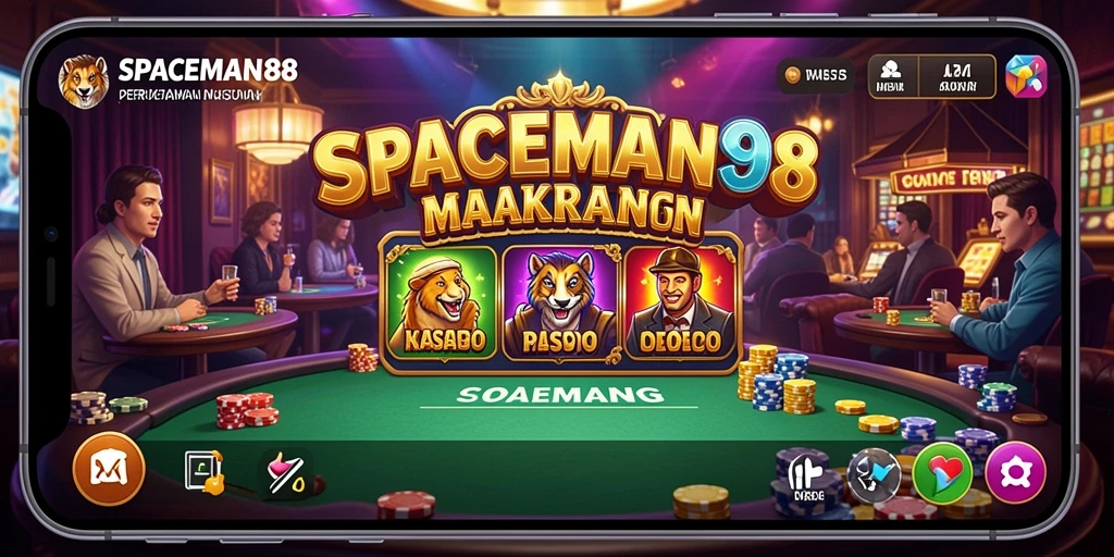 Screenshot gameplay SPACEMAN88 menampilkan keasyikan bermain Kasino.