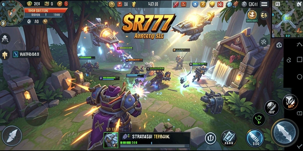 Tampilan gameplay SR777 dengan elemen strategi yang mendebarkan.